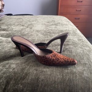 Nine West Brown Beaded Stiletto Heels
